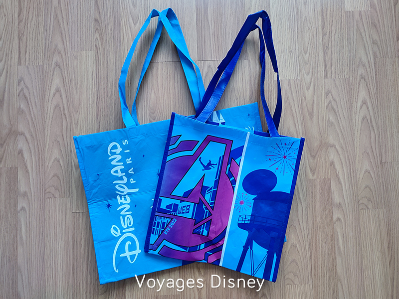 Disneyland Paris sacs réutilisables, reusable bags