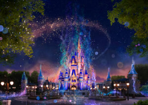 Walt Disney World : 50th anniversary/50 ans Magic Kingdom (castle/château)