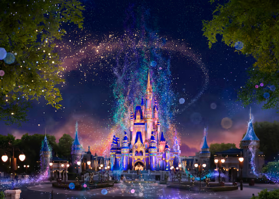 Walt Disney World : 50th anniversary/50 ans Magic Kingdom (castle/château)